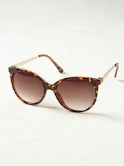 FatFace Adele Brown Cat Eye Sunglasses - Image 2 of 2