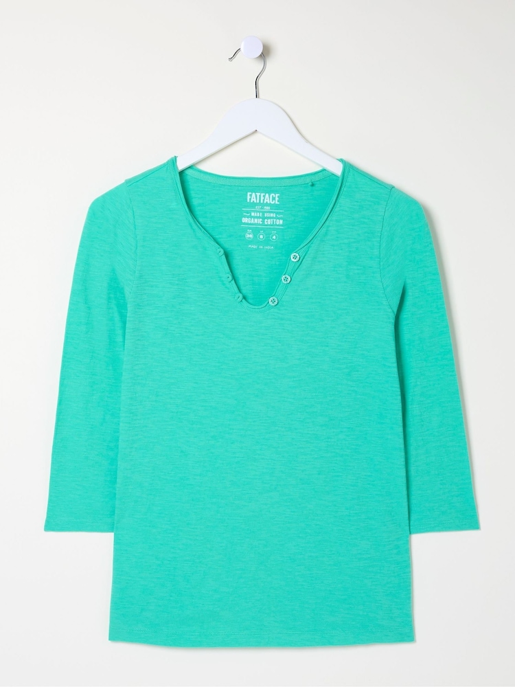 FatFace Green Porter T-Shirt - Image 5 of 5