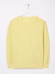 FatFace Georgia Yellow Crew Sweatshirt - Image 5 of 5