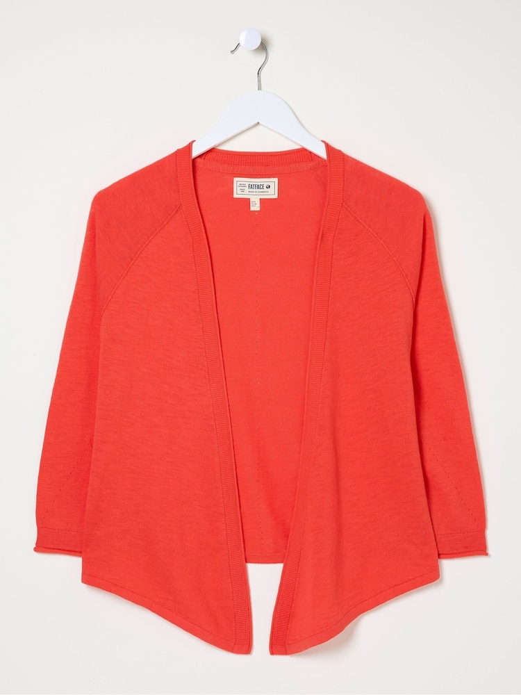 FatFace Red Tie Front Cardigan - Image 3 of 3