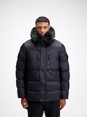 Zavetti Canada Mens Eremo Puffer Parka Jacket - Image 4 of 7