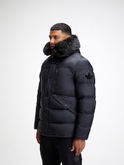 Zavetti Canada Mens Eremo Puffer Parka Jacket - Image 5 of 7