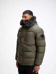 Zavetti Canada Mens Eremo Puffer Parka Jacket - Image 4 of 7