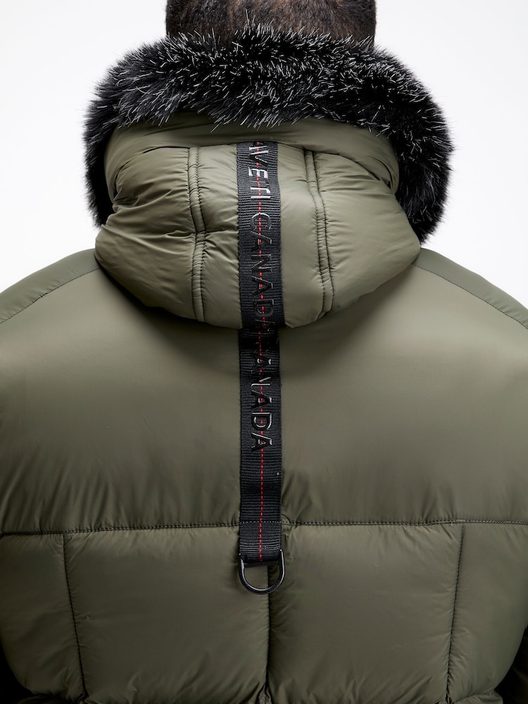 Zavetti Canada Mens Eremo Puffer Parka Jacket - Image 6 of 7