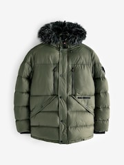 Zavetti Canada Mens Eremo Puffer Parka Jacket - Image 7 of 7