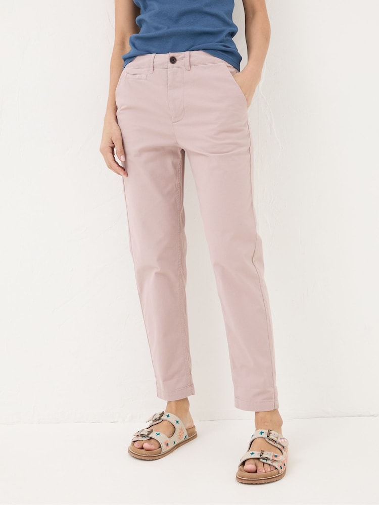 FatFace Rye Pink Chino Trousers - Image 1 of 5