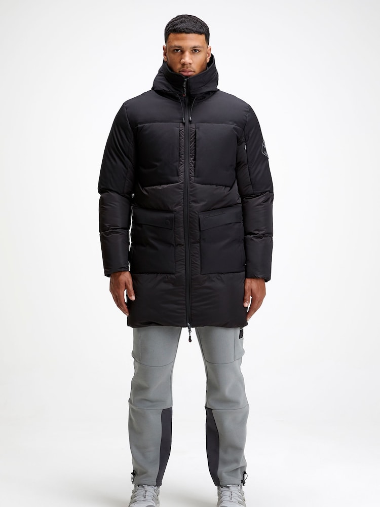 Zavetti Canada Mens Katala Puffer Parka Jacket - Image 1 of 7