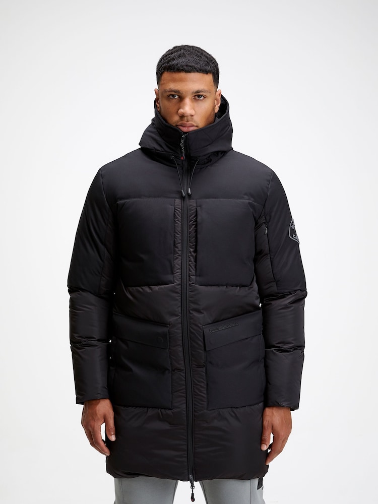 Zavetti Canada Mens Katala Puffer Parka Jacket - Image 4 of 7
