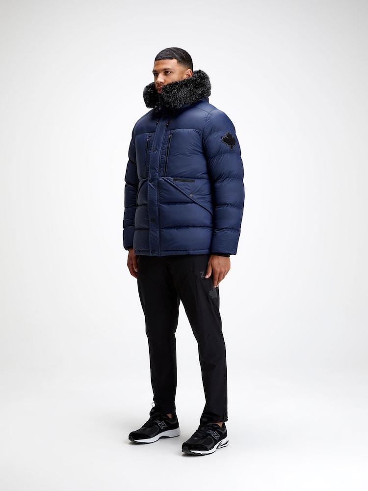 Zavetti Canada Mens Eremo Puffer Parka Jacket - Image 2 of 7