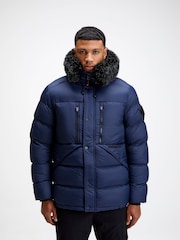 Zavetti Canada Mens Eremo Puffer Parka Jacket - Image 4 of 7