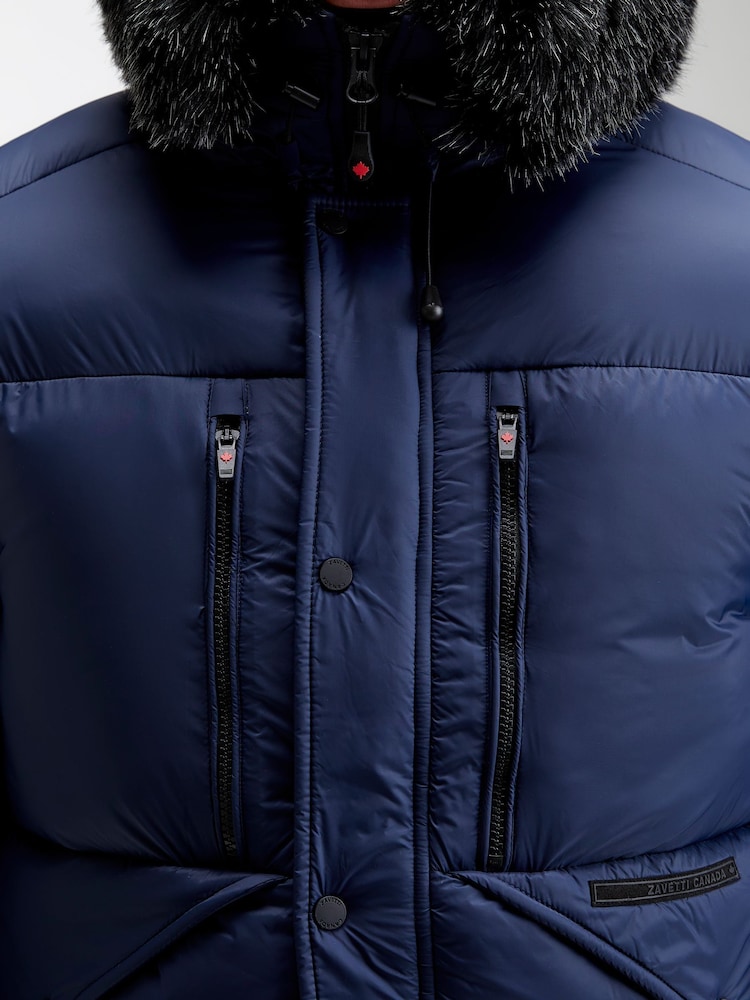Zavetti Canada Mens Eremo Puffer Parka Jacket - Image 5 of 7