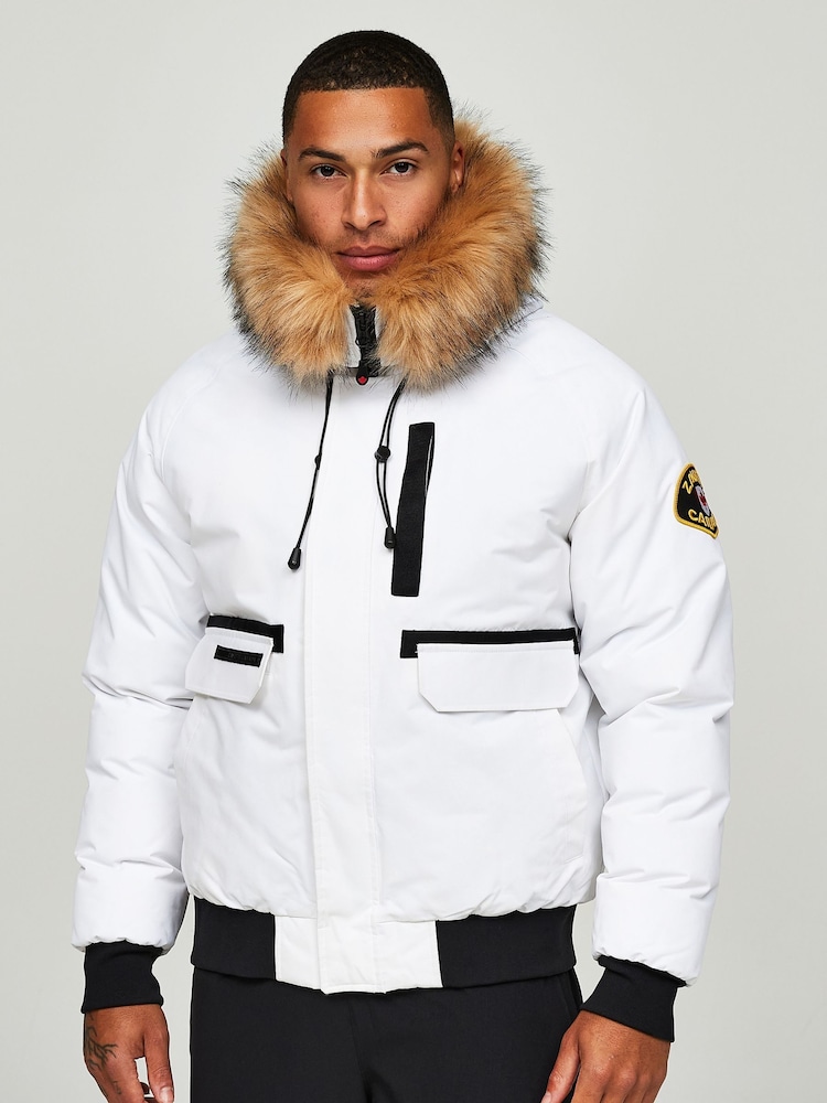 Zavetti Canada Mens Abelli 2.0 Hooded Bomber Jacket - Image 1 of 6
