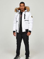 Zavetti Canada Mens Abelli 2.0 Hooded Bomber Jacket - Image 2 of 6