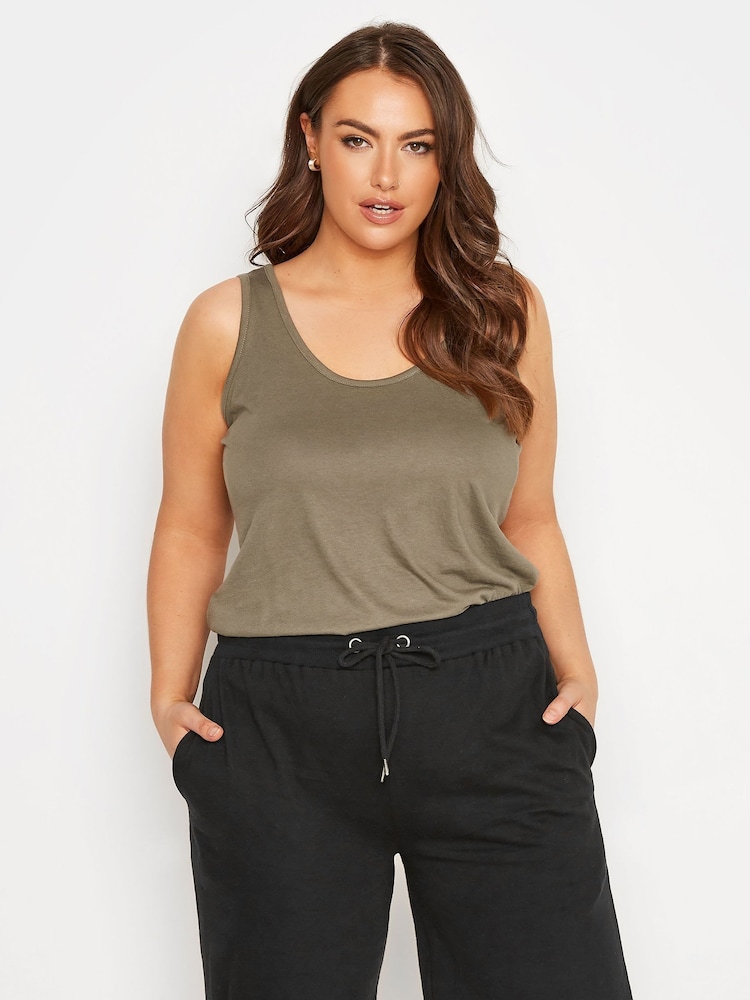 Yours Curve Black Jogger Shorts - Image 1 of 7