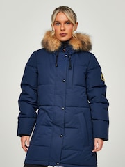 Zavetti Canada Womens Goshawa Puffer Parka Jacket - Image 1 of 7