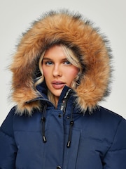 Zavetti Canada Womens Goshawa Puffer Parka Jacket - Image 6 of 7