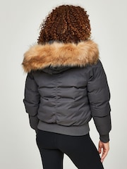 Zavetti Canada Womens Olivia Bomber 100% Cotton Jacket - Image 3 of 7