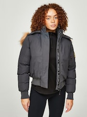 Zavetti Canada Womens Olivia Bomber 100% Cotton Jacket - Image 4 of 7