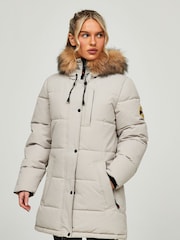 Zavetti Canada Womens Goshawa Puffer Parka Jacket - Image 1 of 8