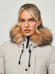 Zavetti Canada Womens Goshawa Puffer Parka Jacket - Image 6 of 8