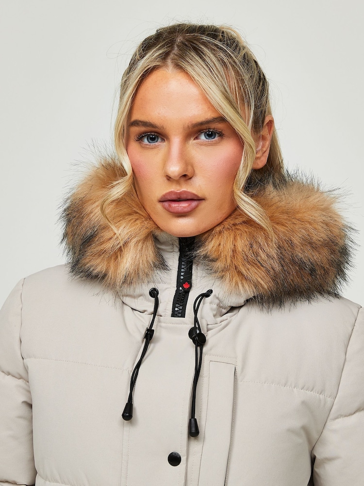 Zavetti Canada Womens Goshawa Puffer Parka Jacket - Image 6 of 8