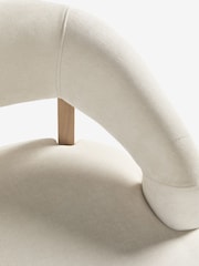 Fine Chenille Light Natural Remi Bar Stool - Image 9 of 10