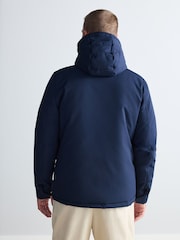 Navy Blue Signature Four Pocket Padded Waterproof Coat - Image 3 of 14