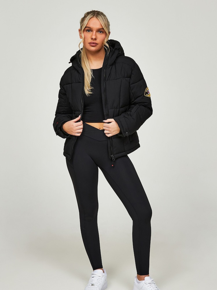Zavetti Canada Guilia Cropped Puffer 100% Cotton Jacket - Image 2 of 7
