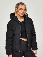 Zavetti Canada Guilia Cropped Puffer 100% Cotton Jacket - Image 4 of 7