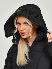 Zavetti Canada Guilia Cropped Puffer 100% Cotton Jacket - Image 6 of 7