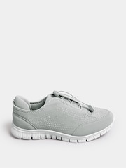 Yours Curve Grey Extra Wide Fit Titania Gem Trainers - Image 3 of 5