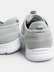 Yours Curve Grey Extra Wide Fit Titania Gem Trainers - Image 4 of 5
