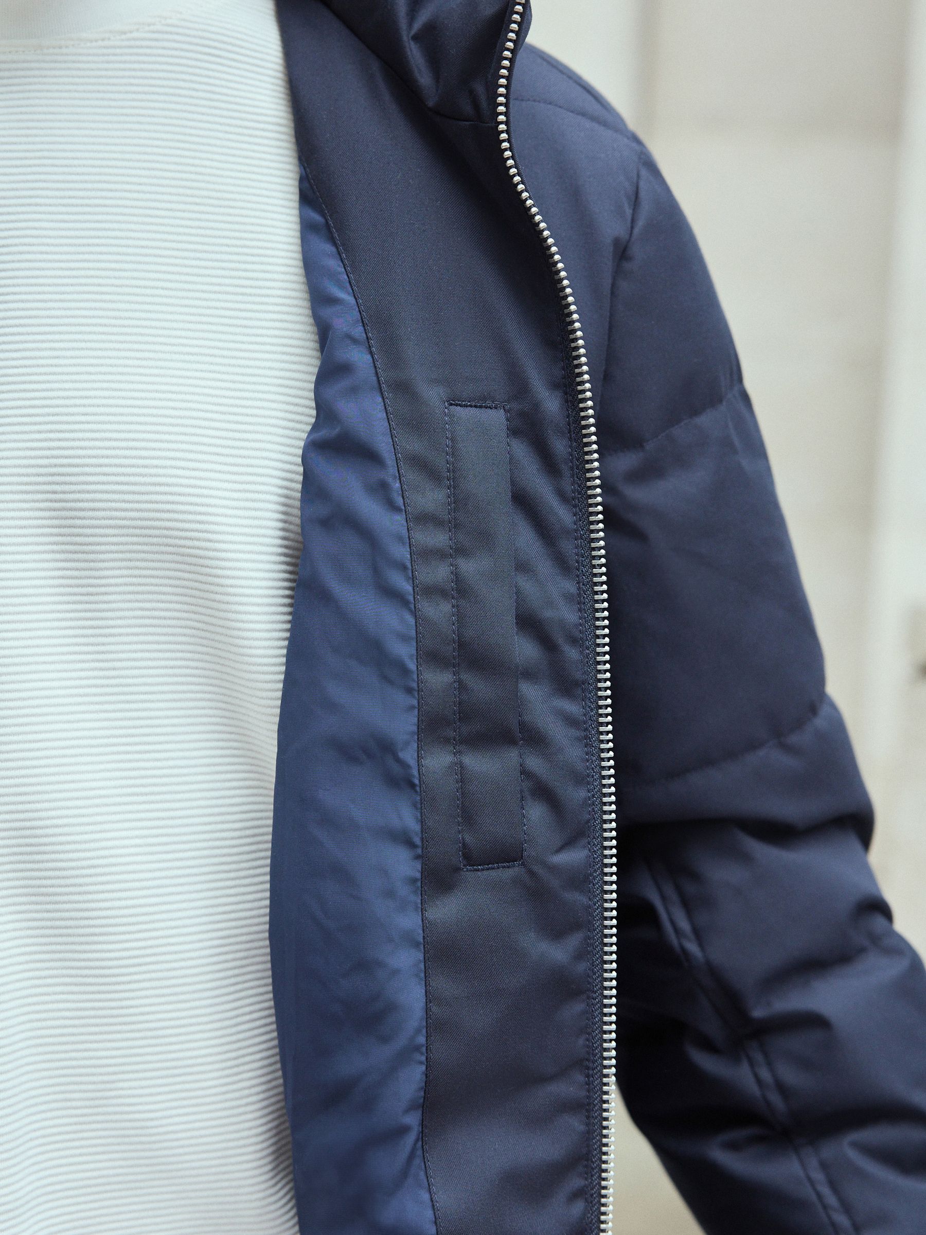 Sサイズ　ennoy ELECTRIC PUFFER JACKET (NAVY) エンノイ ENNOY Electric Puffer Jacket 