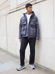Slate Grey Waterproof Ripstop Technical 4 Pocket Jacket - Image 2 of 5