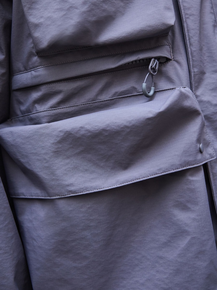 Slate Grey Waterproof Ripstop Technical 4 Pocket Jacket - Image 5 of 5
