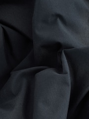 Navy Blue Shower Resistant Hooded Parka Coat - Image 10 of 12