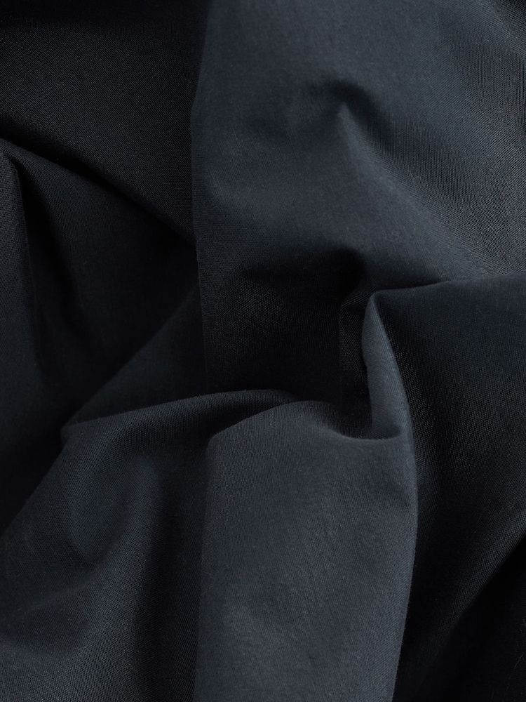 Navy Blue Shower Resistant Hooded Parka Coat - Image 10 of 12