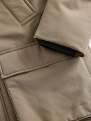 Dark Stone Shower Resistant Parka Coat Jacket - Image 13 of 13