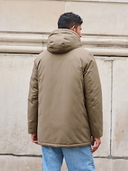 Dark Stone Shower Resistant Parka Coat Jacket - Image 2 of 13