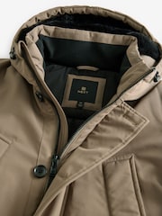 Dark Stone Shower Resistant Parka Coat Jacket - Image 9 of 13