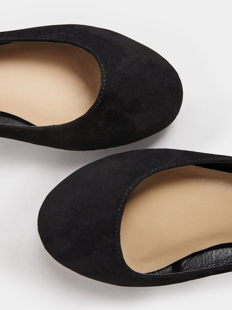 Yours Curve umetni semiš Slingback lahki športni copati In Extra Wide EEE Fit - Slika 5 iz 5