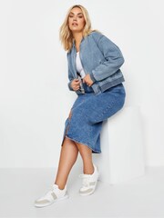 Yours Curve Denim-Bomberjacke - Bild 3 von 5