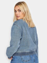 Yours Curve Denim-Bomberjacke - Bild 4 von 5