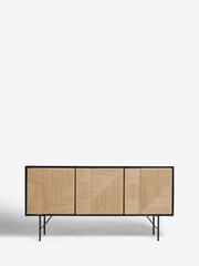 Black Mali Woven Sideboard - Image 5 of 8