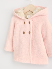 Pink Baby Fleece Lined Cardigan (0mths-2yrs) - Image 3 of 6