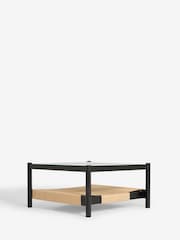 Black Mali Woven Large Coffee Table - Image 5 of 6
