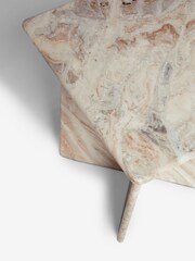 Natural Marble Side Table - Image 5 of 5