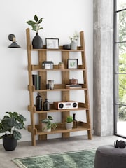 Dark Bronx Bronx Oak Effect Wide Ladder Shelf - Image 1 of 5