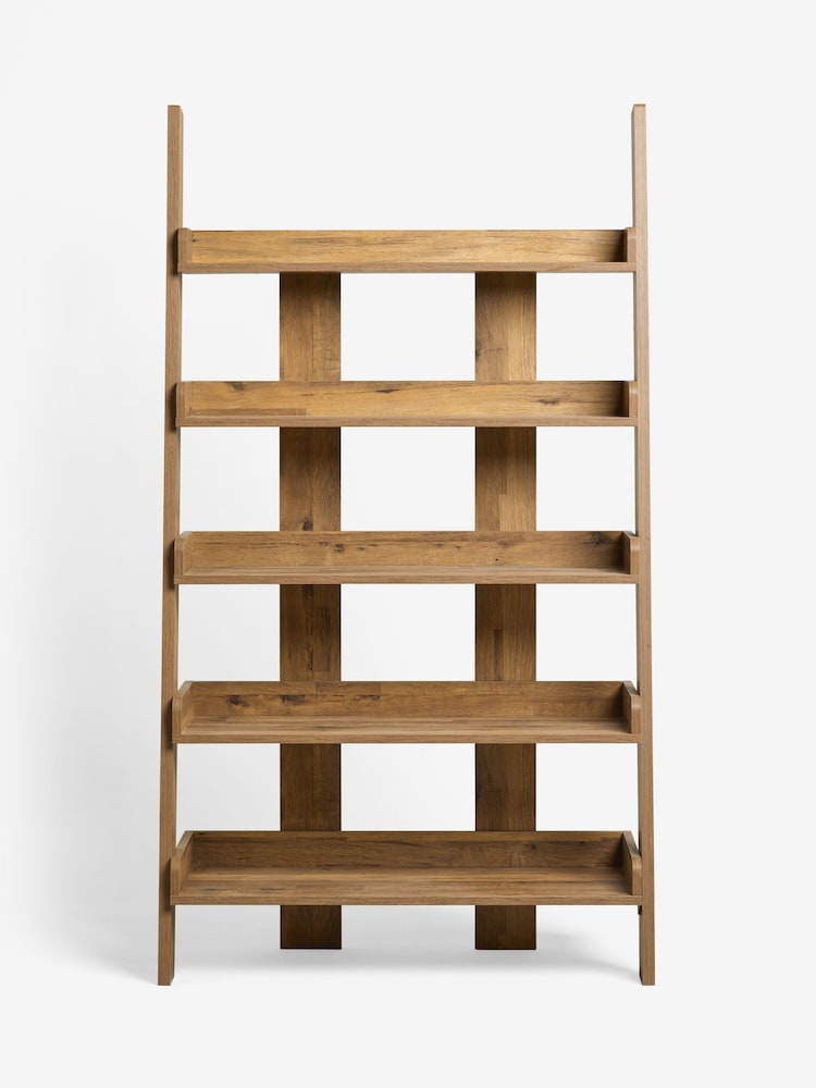 Dark Bronx Bronx Oak Effect Wide Ladder Shelf - Image 2 of 5