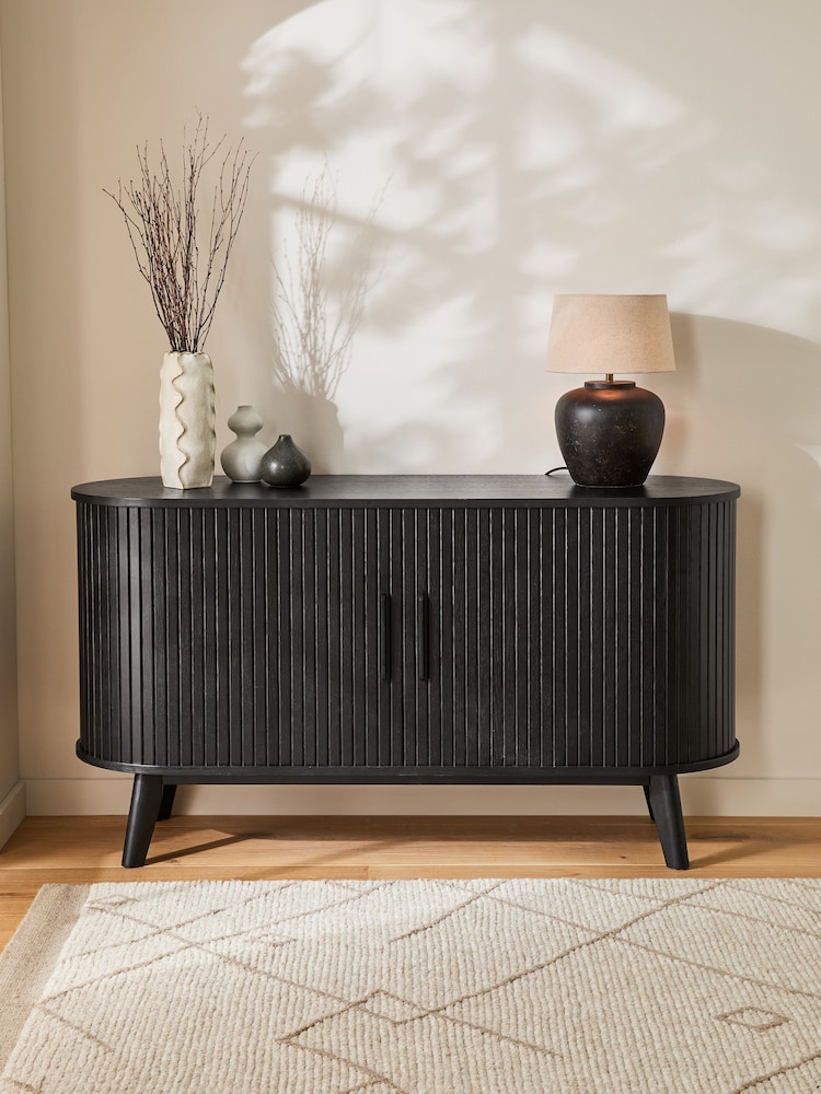Black Hyde Tambour Door Sideboard - Image 2 of 8